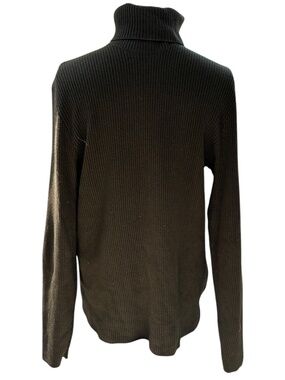 Ralph Lauren Purple Label Collection Cashmere olive khaki turtleneck Sweater L